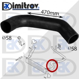 Маркуч турбо Citroen Jumper Fiat Ducato Peugeot Boxer